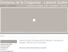 Tablet Screenshot of laurent-guillet.com